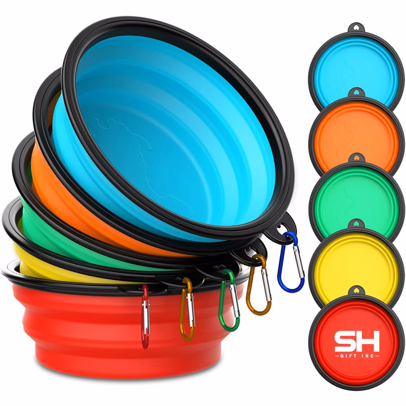 Foldable Pet Bowl With Mountain Climbing Buckle