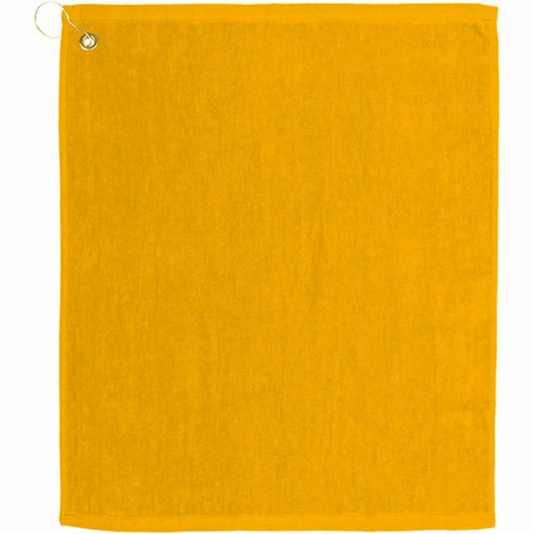 Premium Mid-Weight Velour Golf Towel 15 x 18
