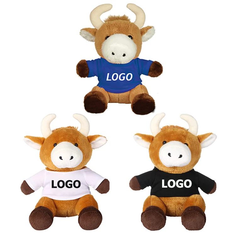 The super soft line bull stuffed animal, plush toy 1