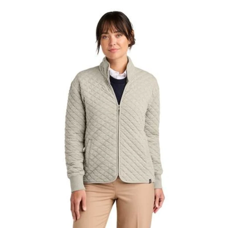Brooks Brothers Women's Diamond Quilt Full-Zip 1