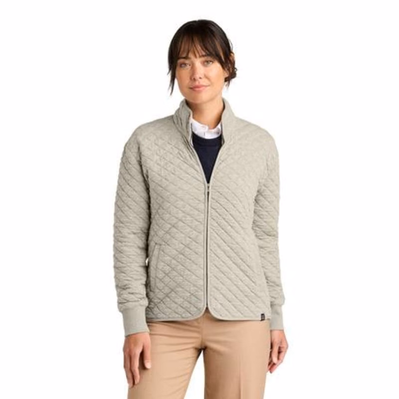 Brooks Brothers Women's Diamond Quilt Full-Zip