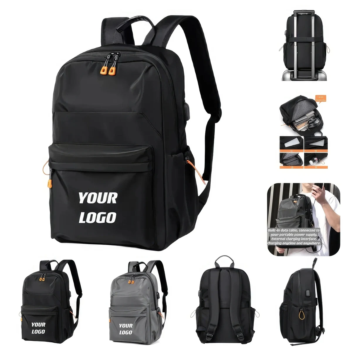 Custom Laptop Backpack & College Bookbags 1