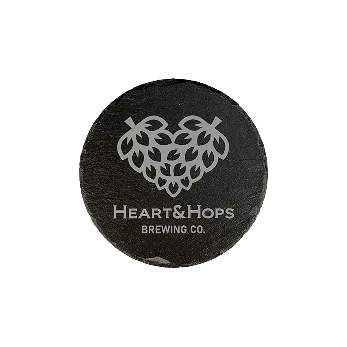 4" Round Slate Coaster 1
