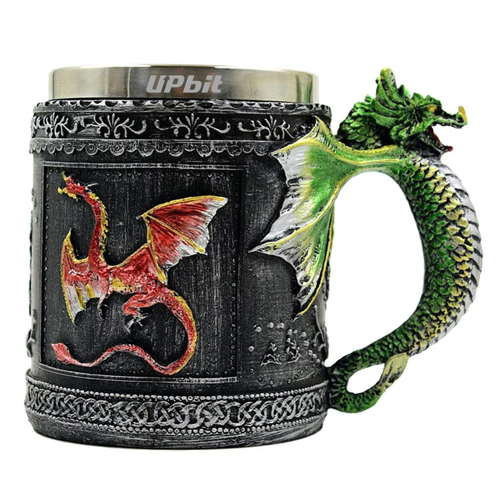 EpicMug Dragon Design Stainless Steel Mug 1
