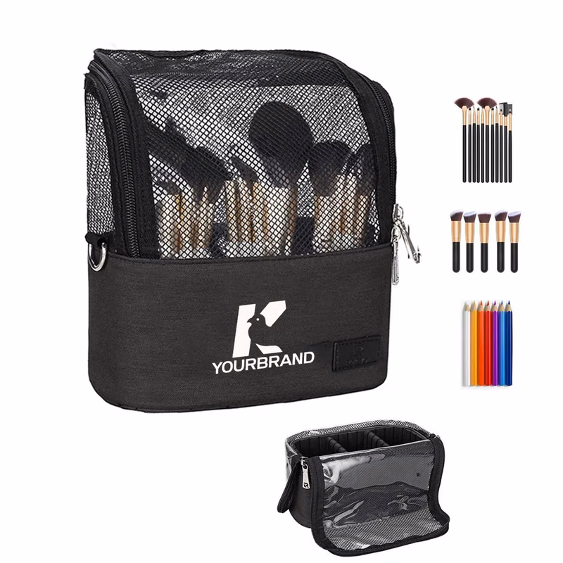 Large Capacity Portable Stand-Up Makeup Brush holder