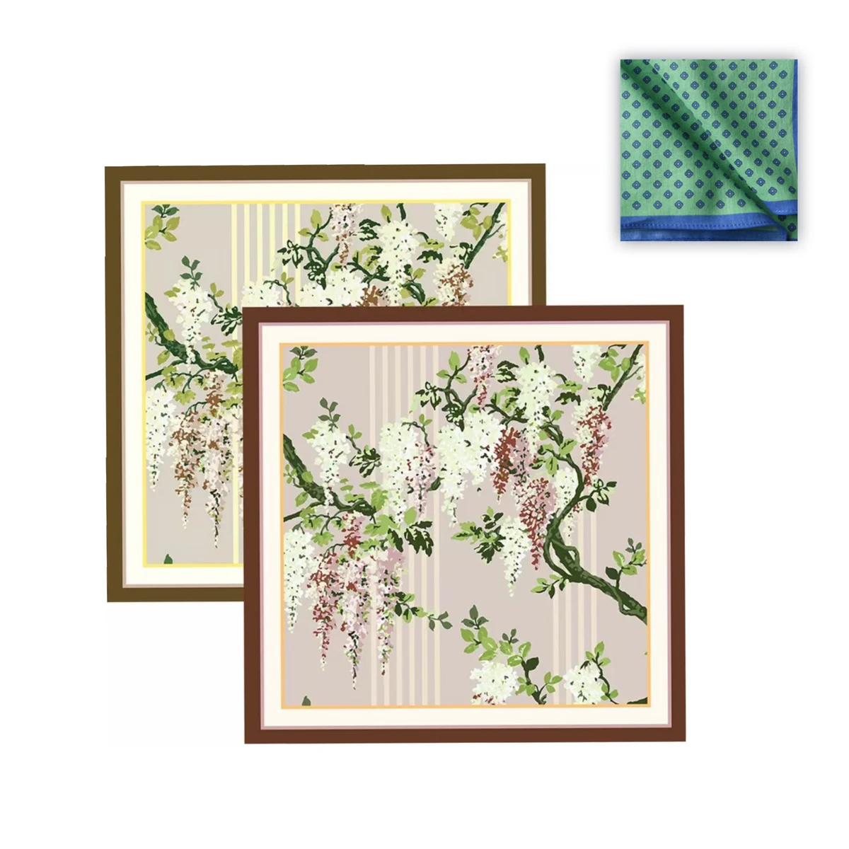 Cotton Square Scarfs for Women Men 1