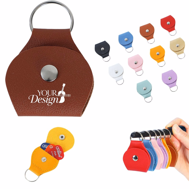 PU Leather Guitar Pick Holder