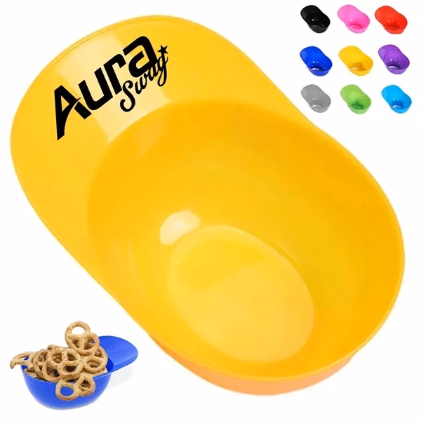 Custom Hat-Shaped Plastic Ice Cream Bowl — Colorful Fun Novelty Promo Item