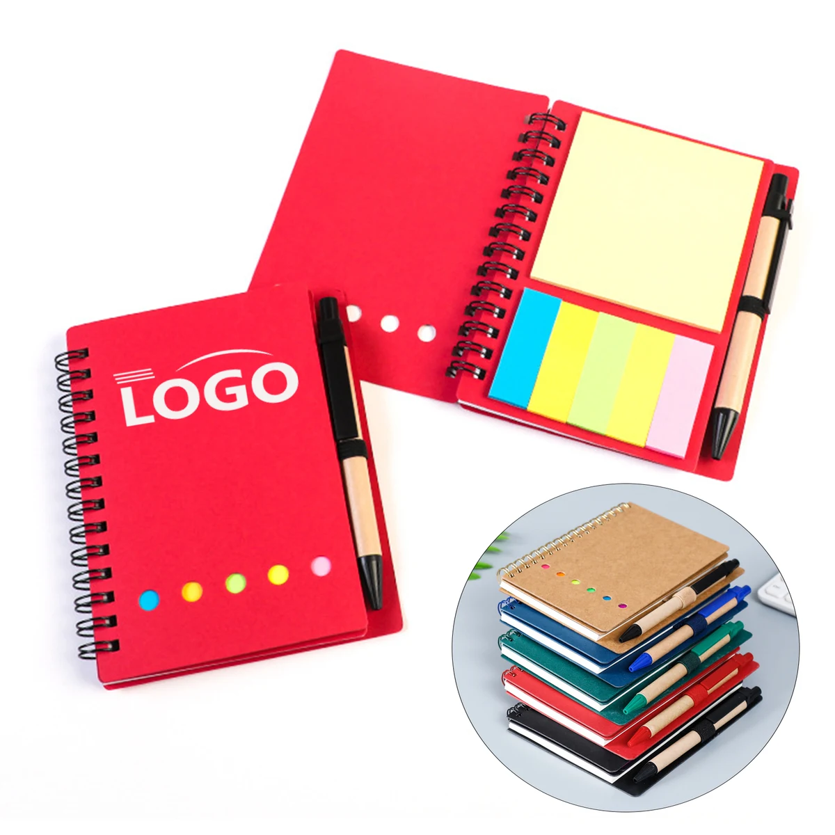 Notebook Steno Pads Lined Notepad with Pen 1