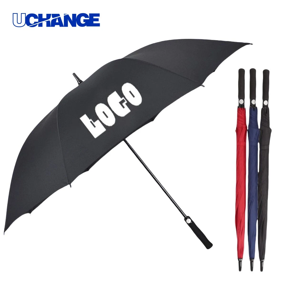 Golf Long Fiber EVA Handle Umbrella 1