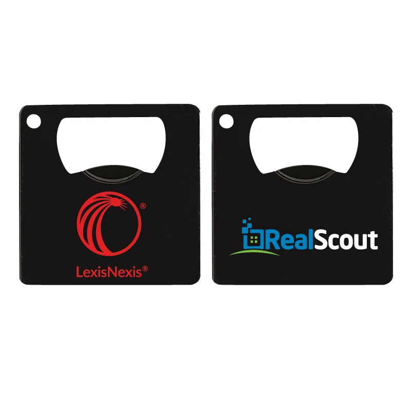 Crescent Mini Powder Coated Square Bottle Opener 1