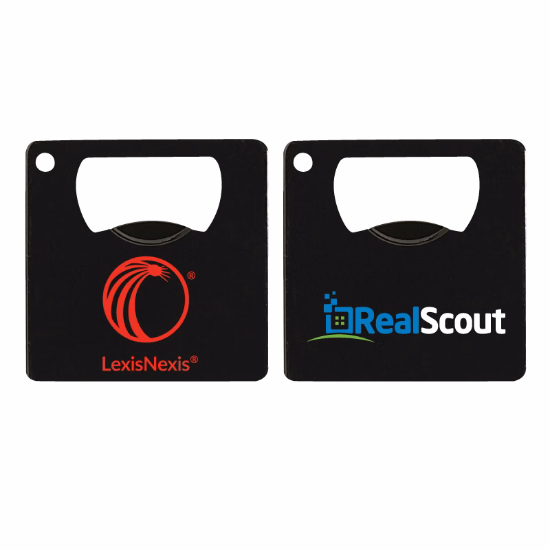 Crescent Mini Powder Coated Square Bottle Opener