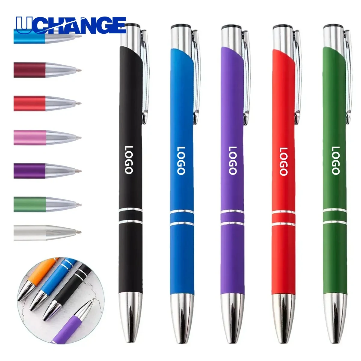 Matte Tres-Chic Laser Engraved Metal Pen for Premium Branding 1