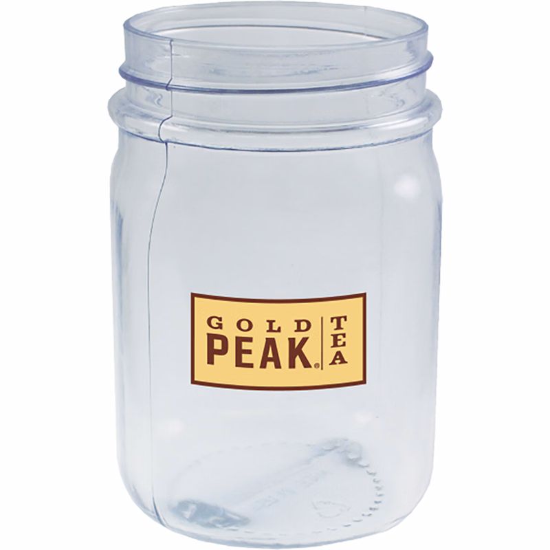 12oz 16oz Break Resistant Square PVC Mason Jar