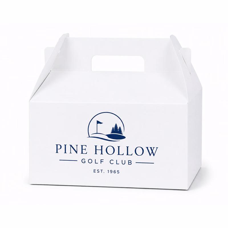 White Gloss Gable Boxes