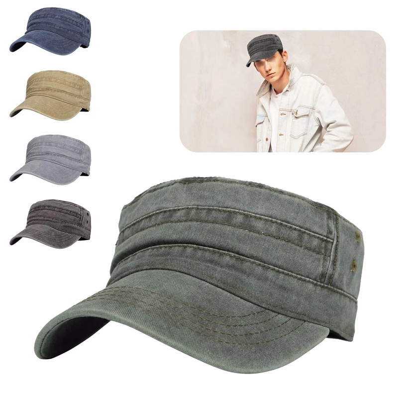 Washed Cotton Cadet Cap
