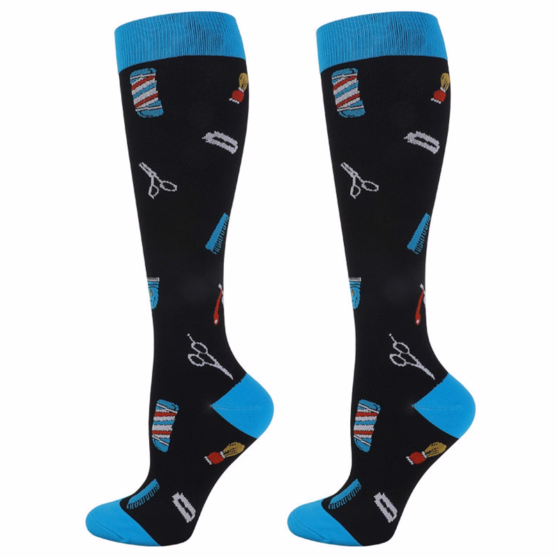 Custom Long Football Sport Socks Purified Cotton