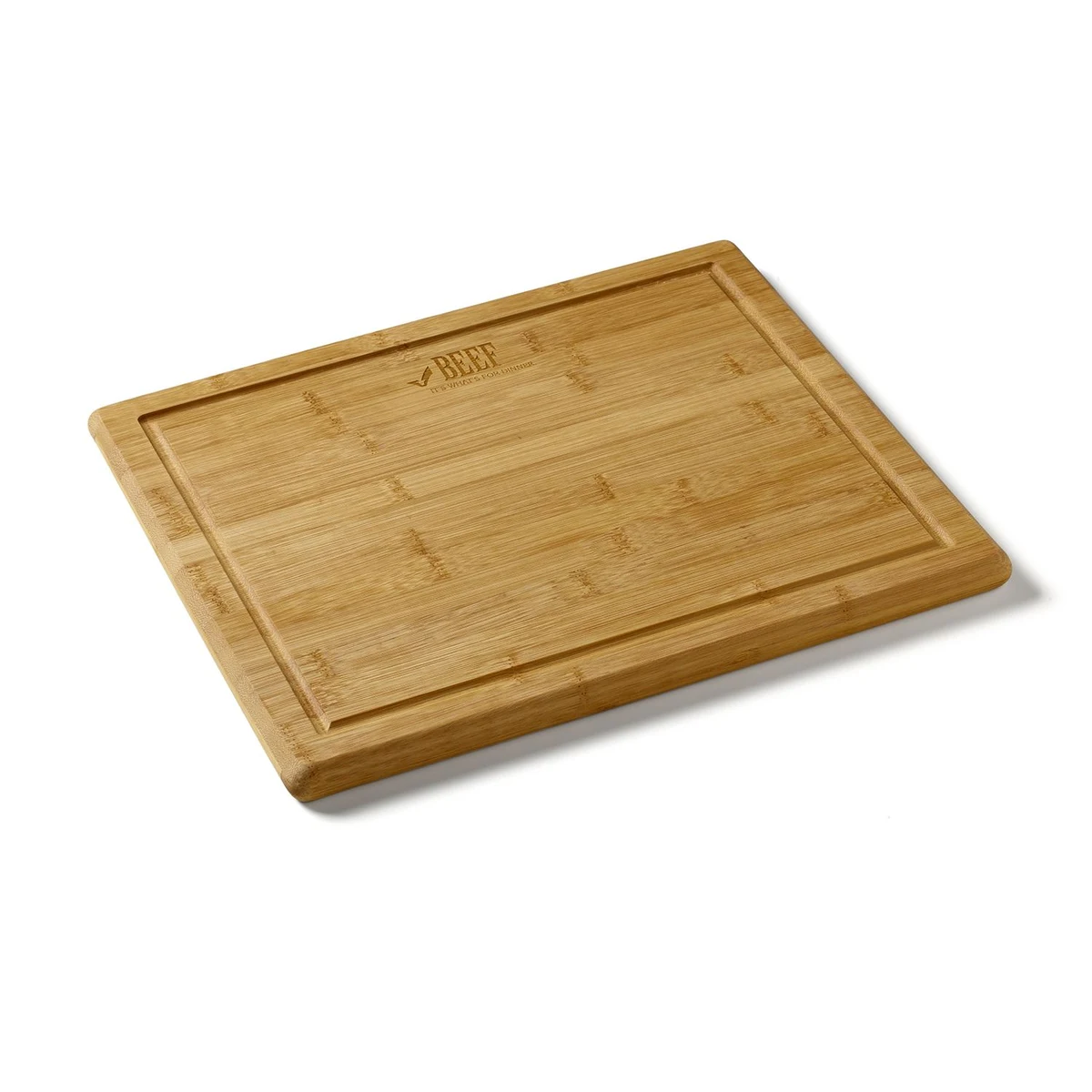 Bamboo Cutting Board with Liquid Groove 1
