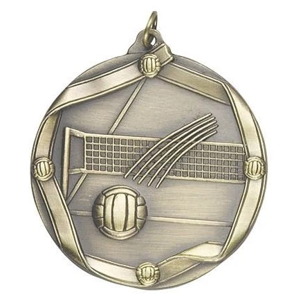 Volleyball Die Cast Medal, 2 1/4" 1