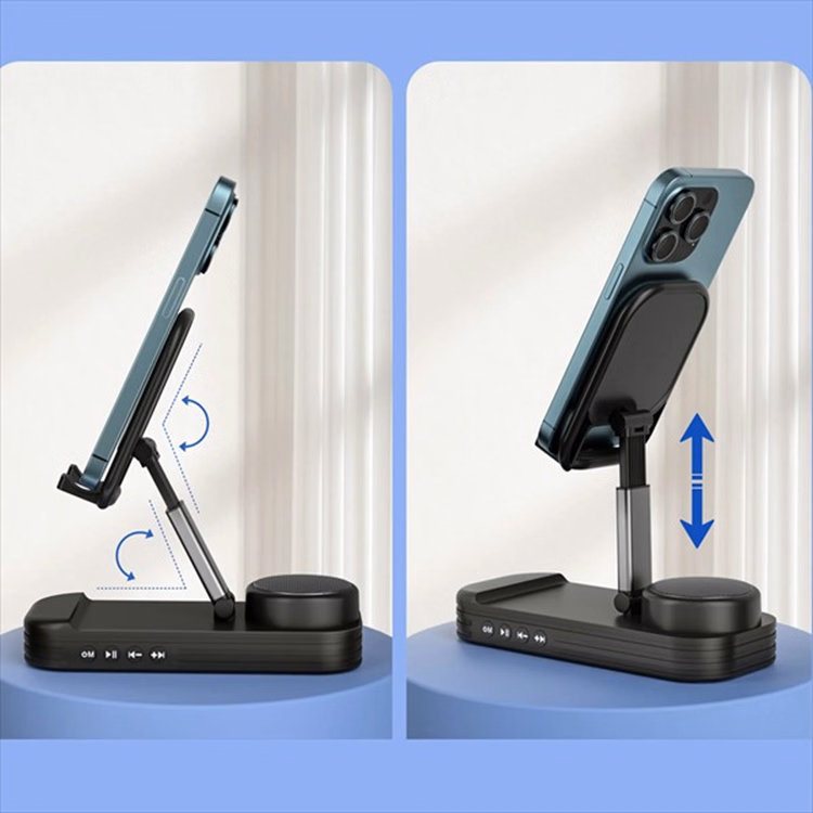 Bluetooth Speaker Desktop Phone Holder