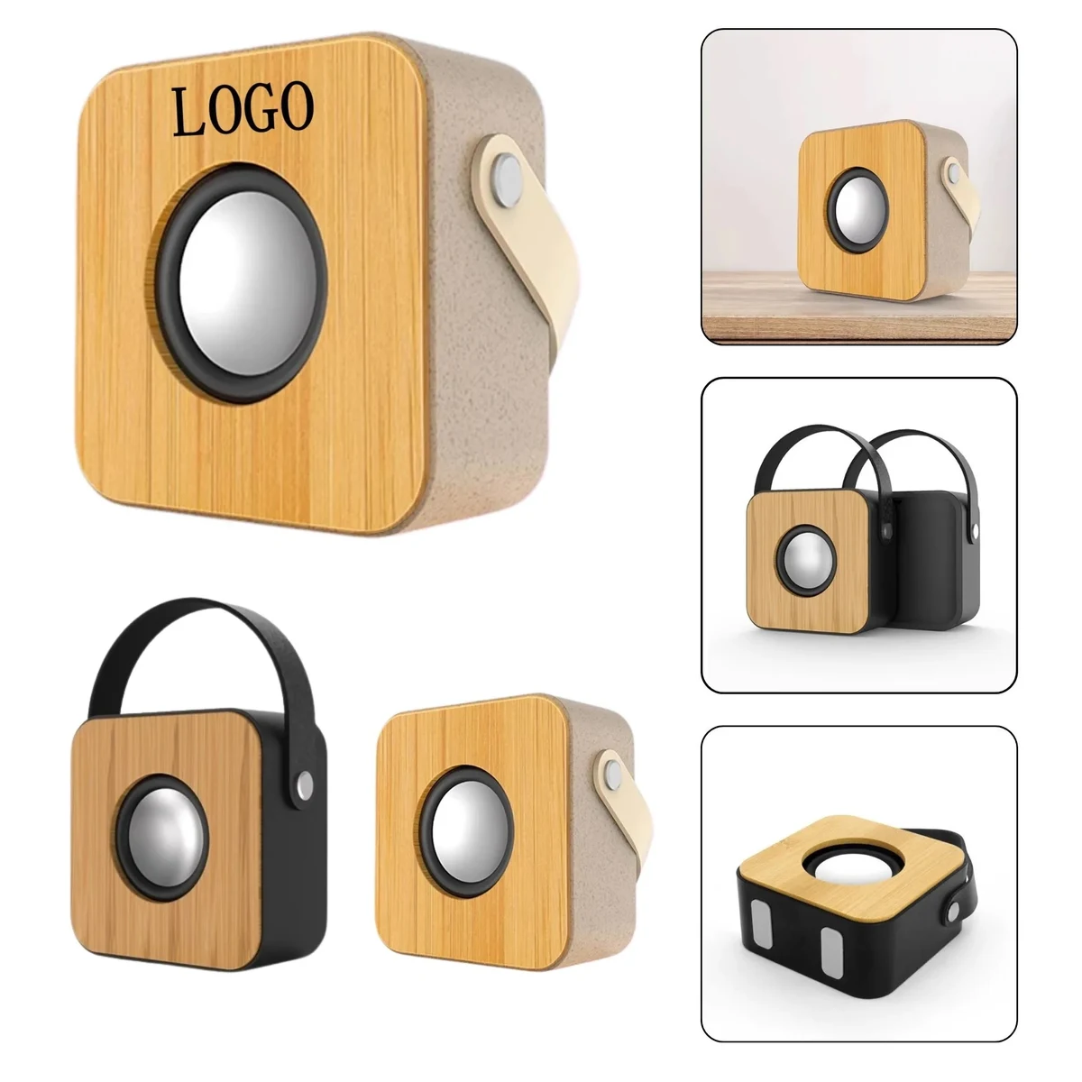 Bamboo Portable Wireless Speaker System 1