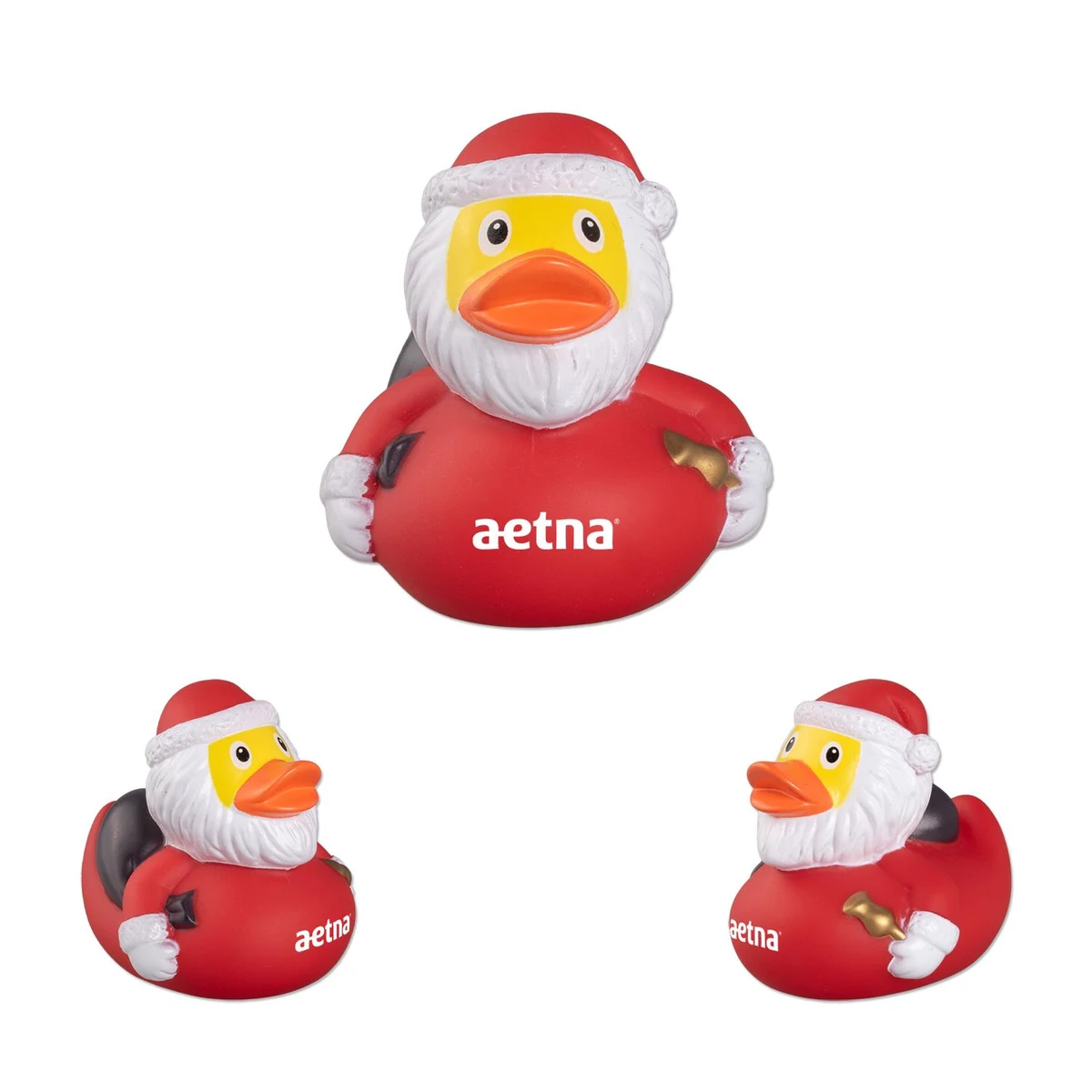 3 1/2" Christmas Santa Duck 1