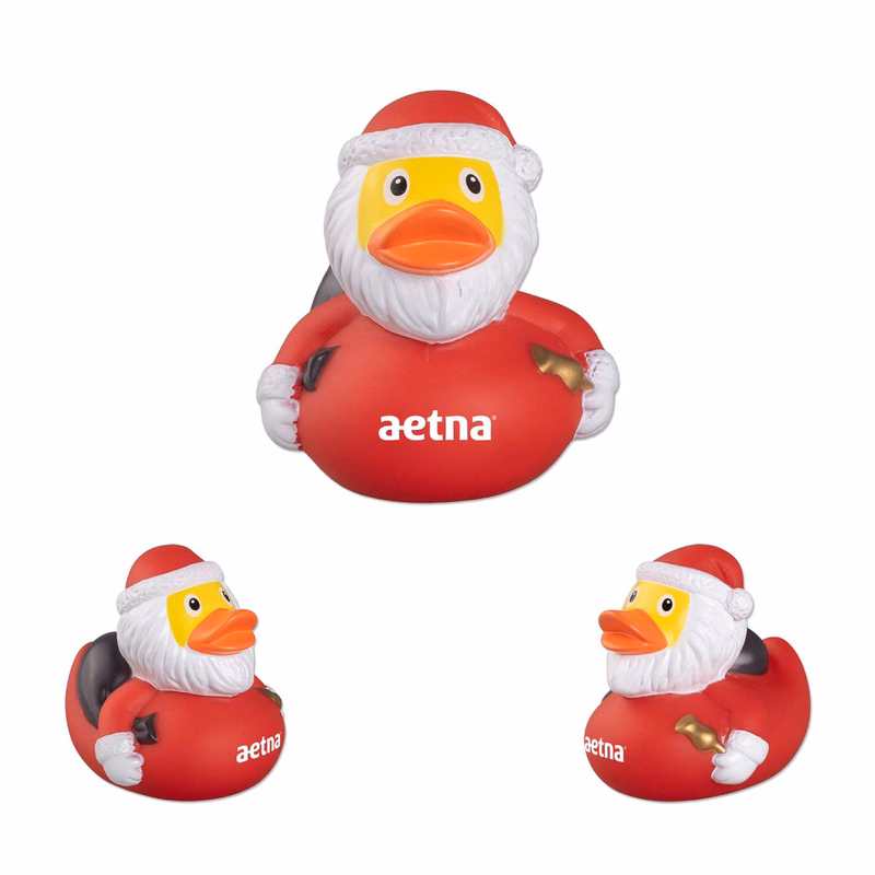 3 1/2" Christmas Santa Duck