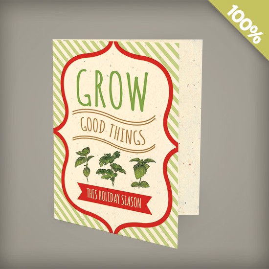 Grow Good Things Corporate Holiday Cards