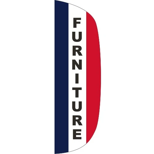 "FURNITURE" 3' x 10' Message Flutter Flag 1
