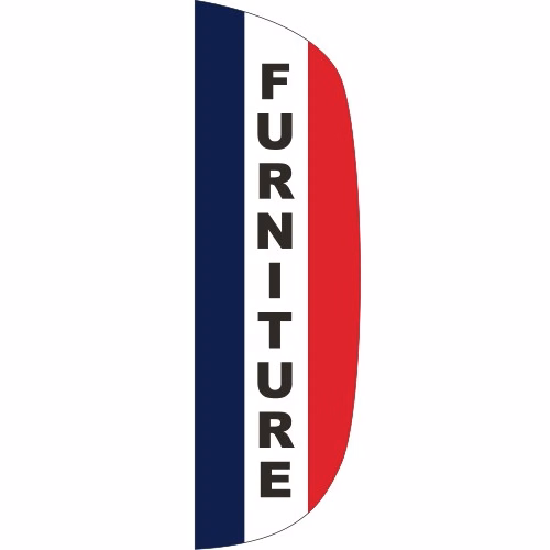 "FURNITURE" 3' x 10' Message Flutter Flag