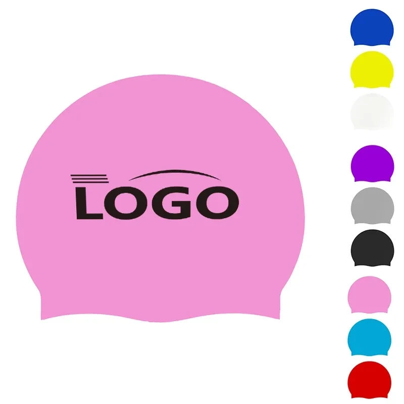 Comfortable Silicone Swim Cap Swimming hat 1