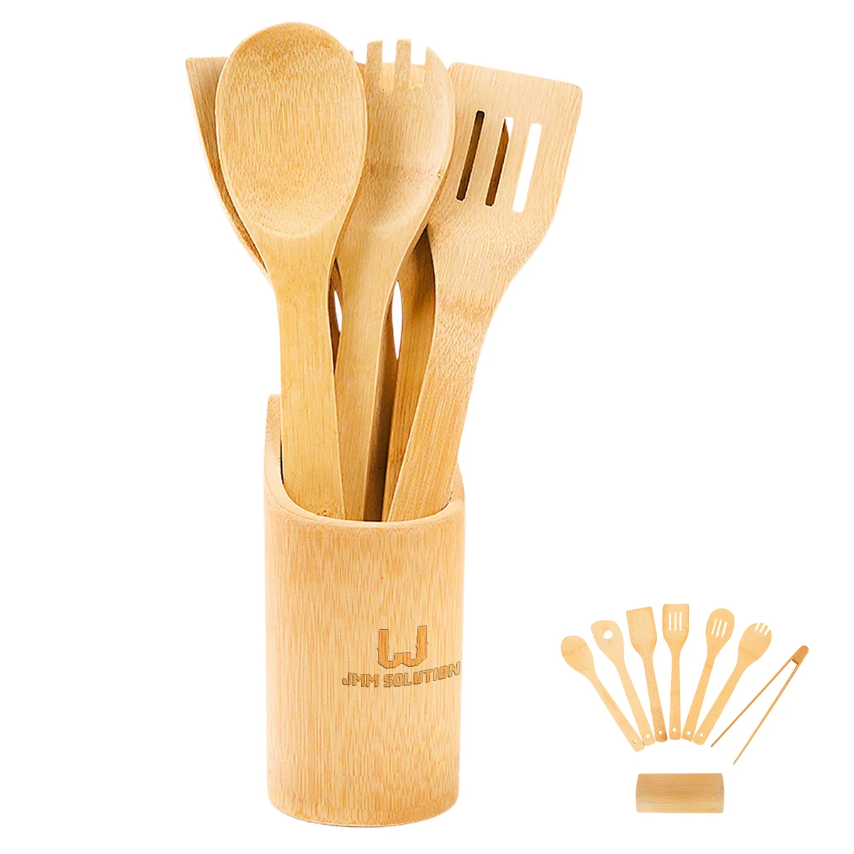 6-Piece Bamboo Cooking Utensil Set 1