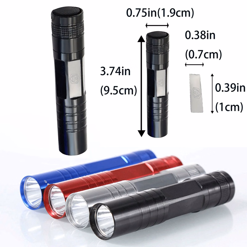 Aluminium Alloy AA Battery Small Portable Flashlight