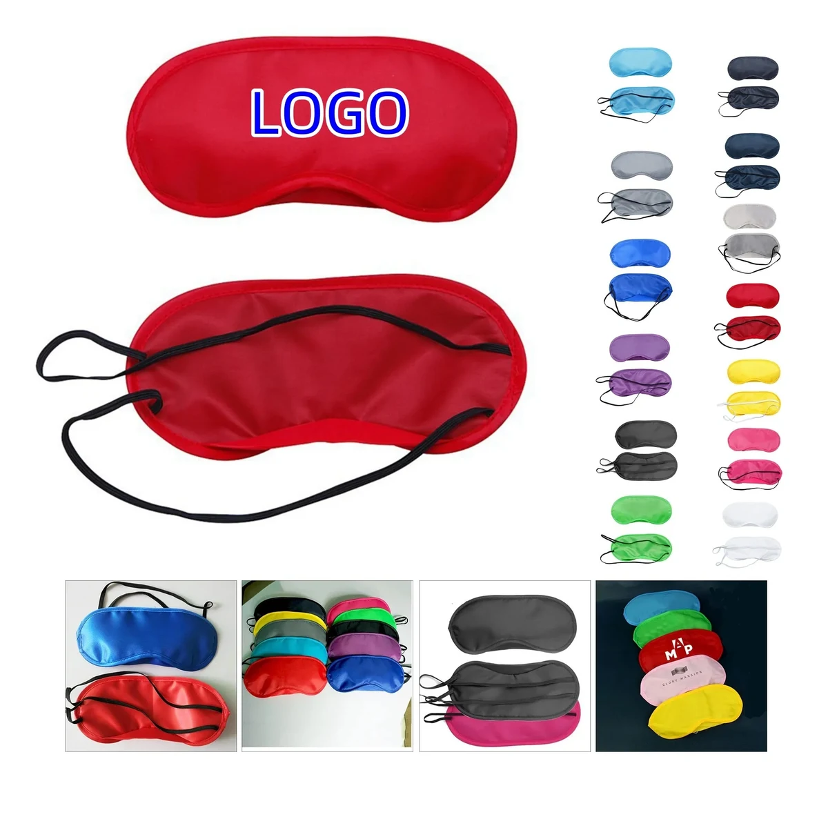 Full Color Polyester Sleep Mask 1