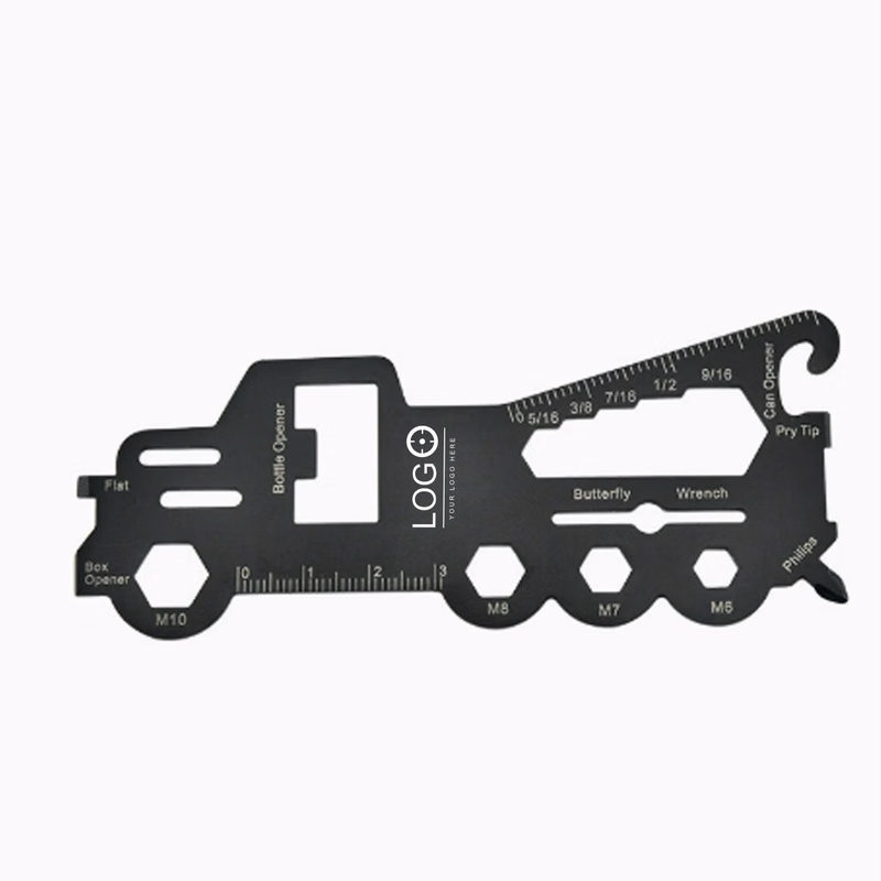 Truck-Shaped Stainless Steel Multi-Tool Card
