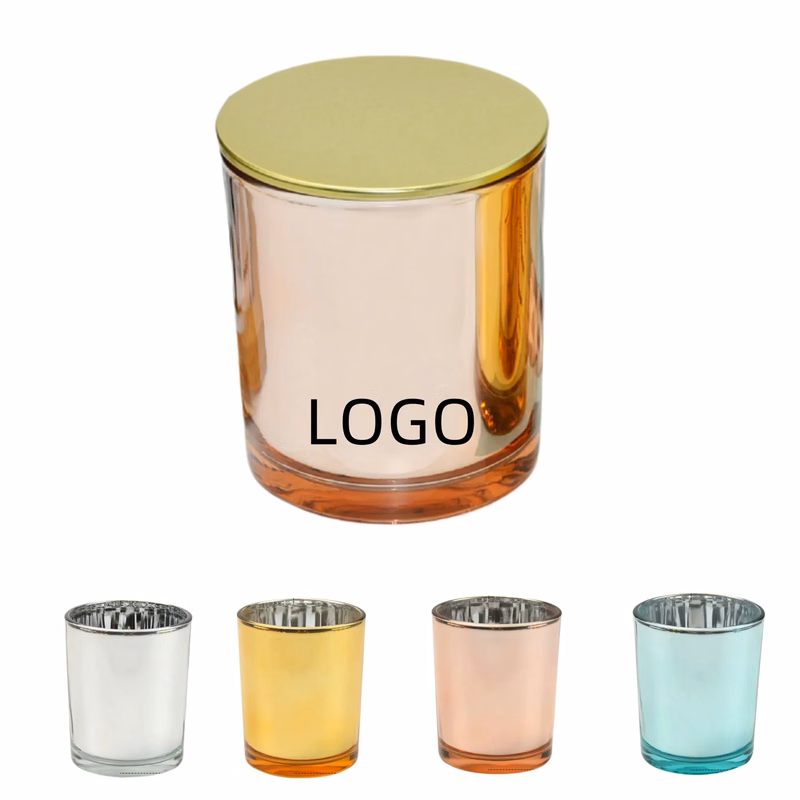 7oz Glass Candle Holder Scented Aromatherapy Cup With Lids
