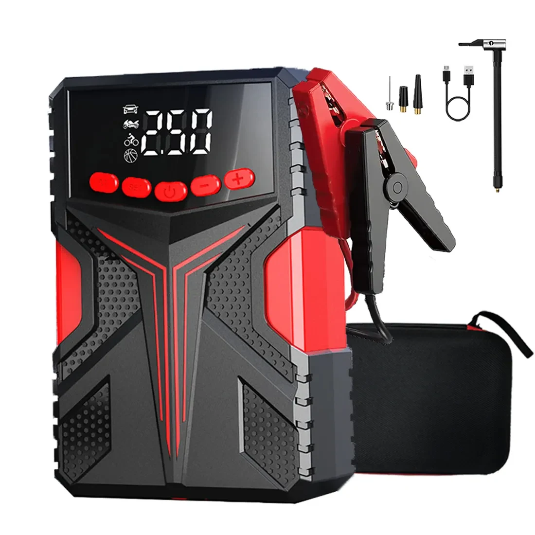 4 in 1 Multi-function Portable Car Emergency Jump Starter 1