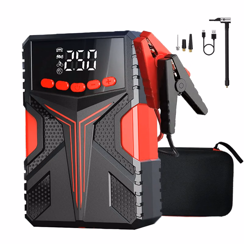 4 in 1  Multi-function Portable Car Emergency Jump Starter