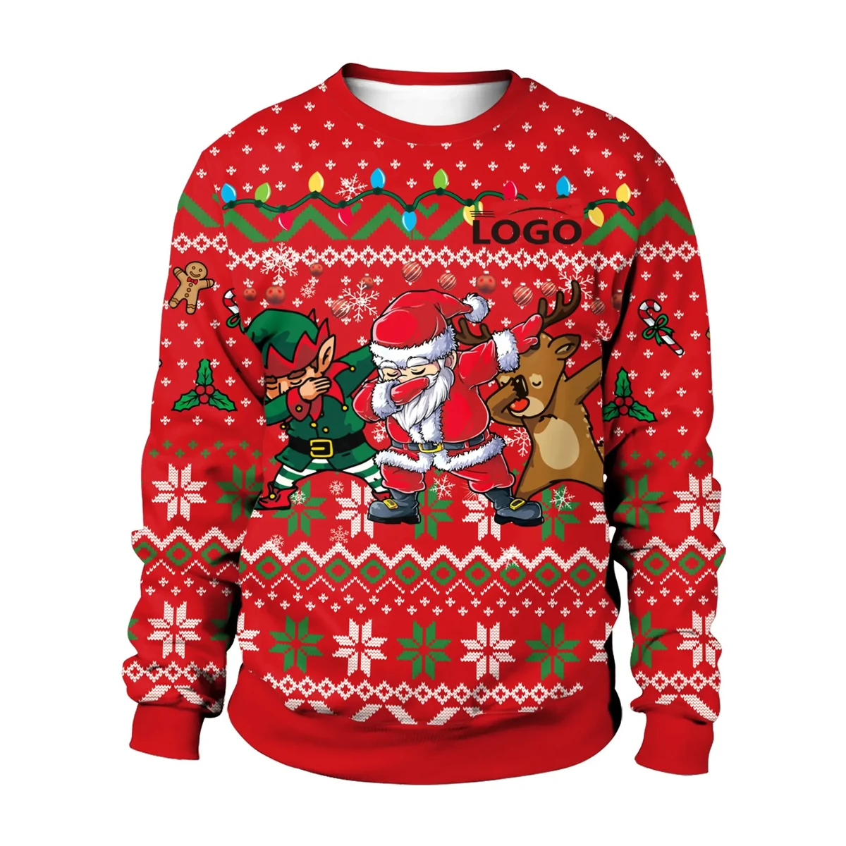 Custom Christmas Sweater MOQ 10, custom hoodie or sweatshirt with logo imprint 1