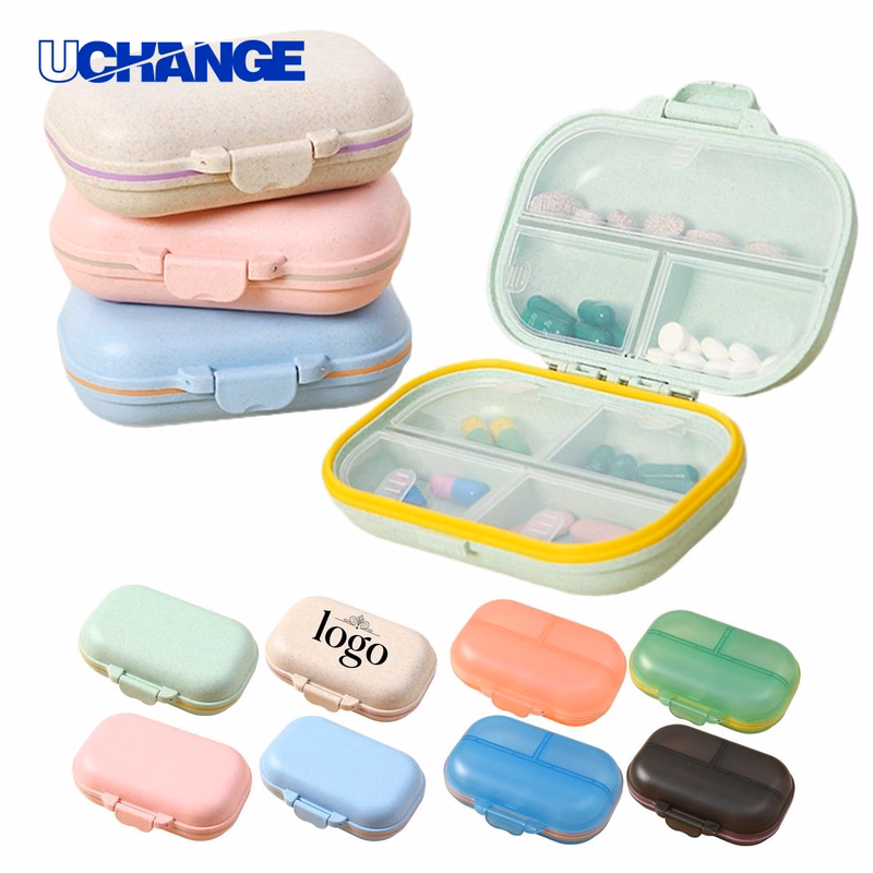 Health Candy-Colored Portable Medicine Storage Box Organizer