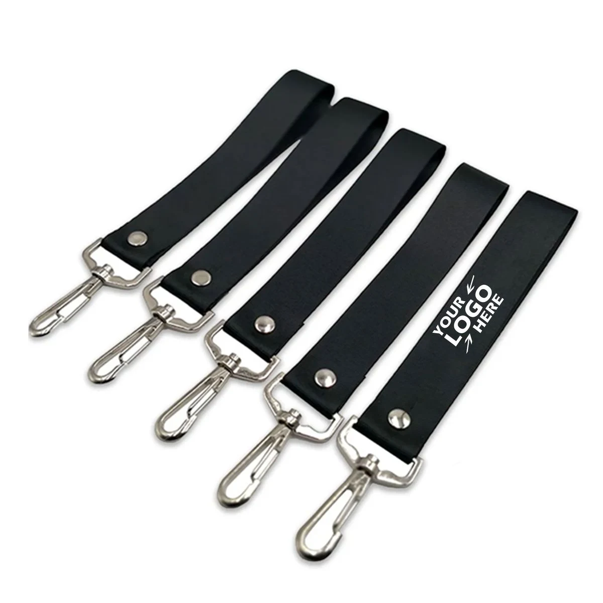 Custom Embroidered Wristlet Keychain Lanyard Strap 1