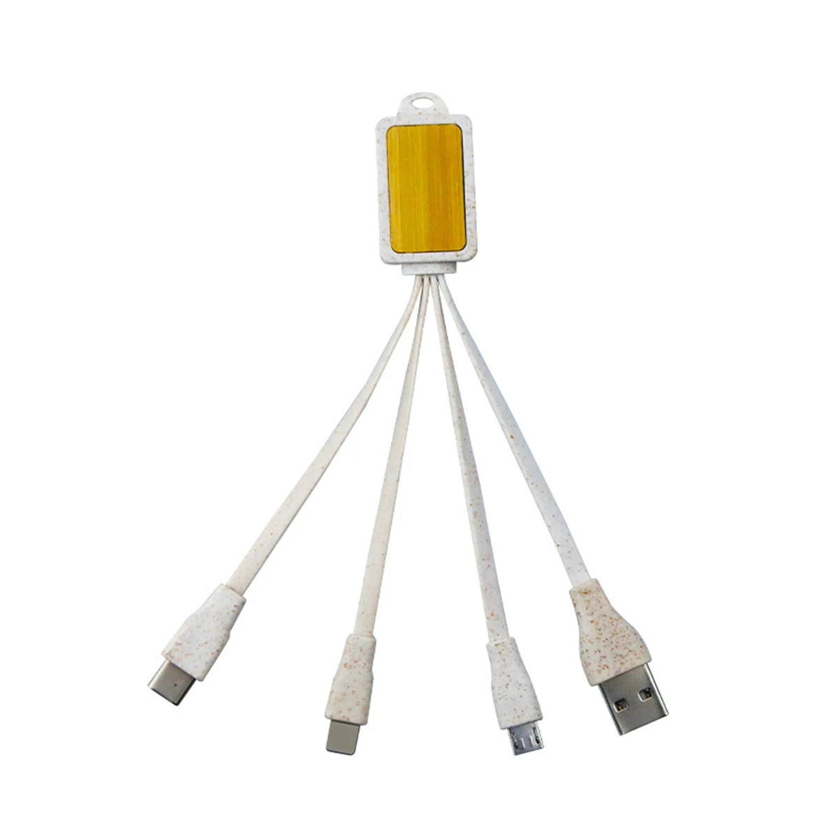3 In 1 Wheat Straw Charging Cables 1