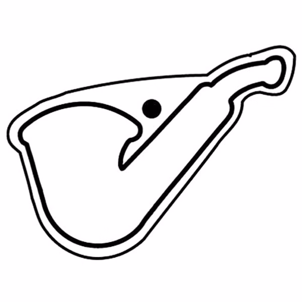 Tobacco Pipe Key Tag - Spot Color