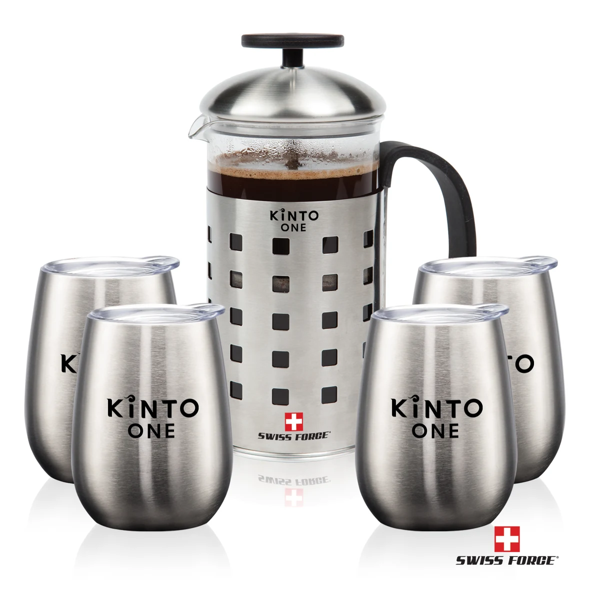 Swiss Force® Coffee Press & Vivaldi Cups 1