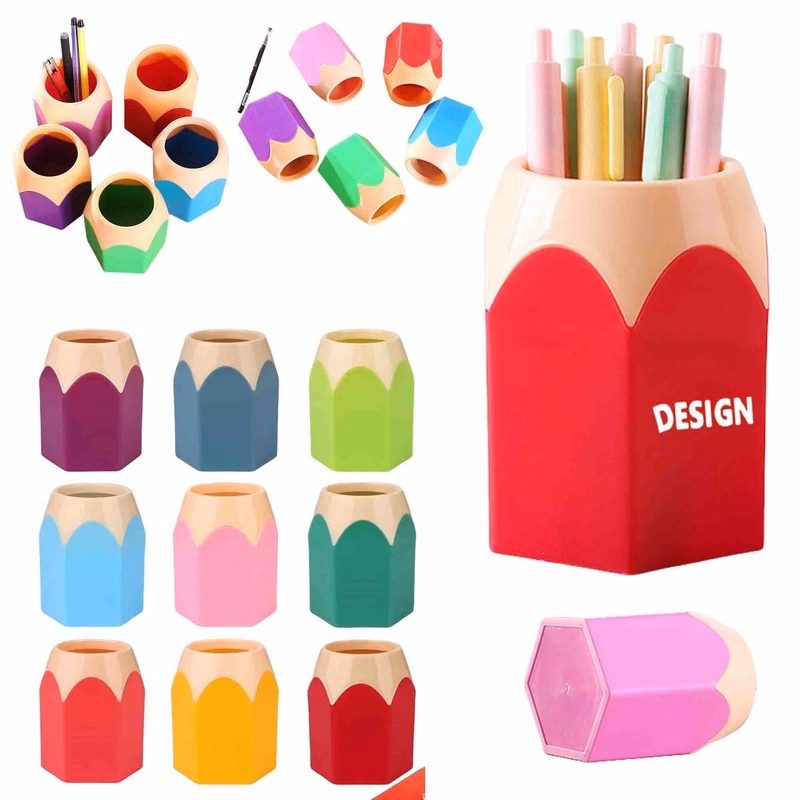 Colorful Plestic Pencil Holder