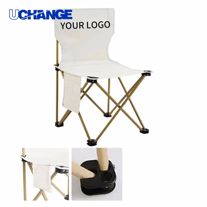 600D Oxford Folding Chair with Stainless Steel Frame