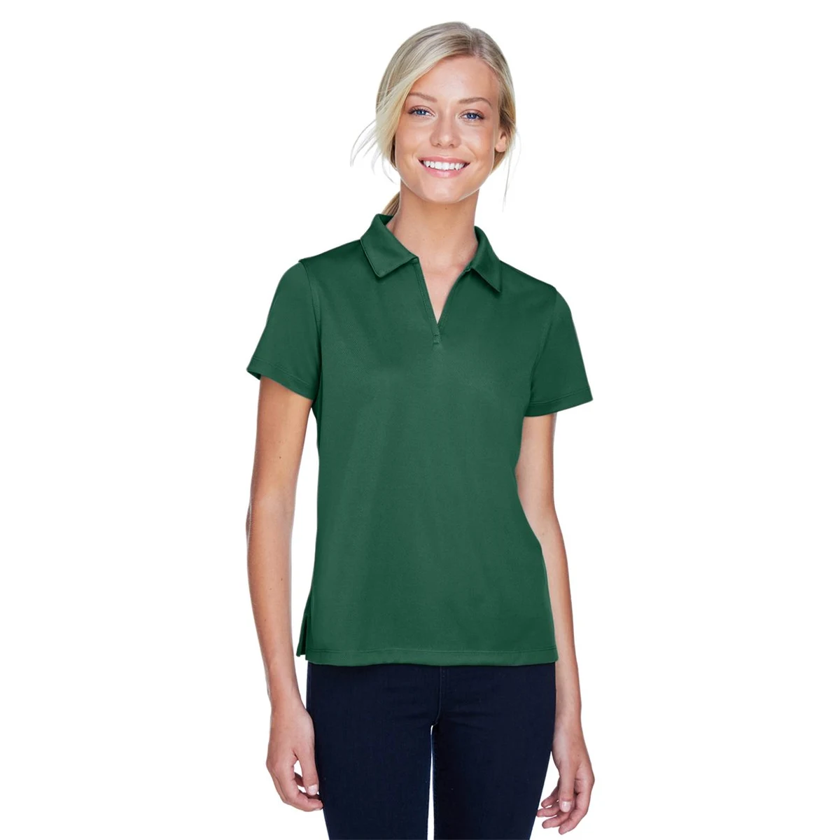Women's Double Mesh Polo - M353W 1