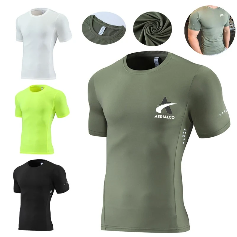 Breathable Men's Athletic Fitness T-Shirt 1