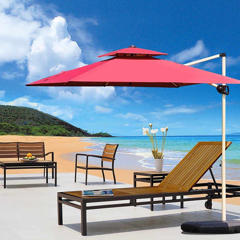 Outdoor Patio Square Rome Umbrella