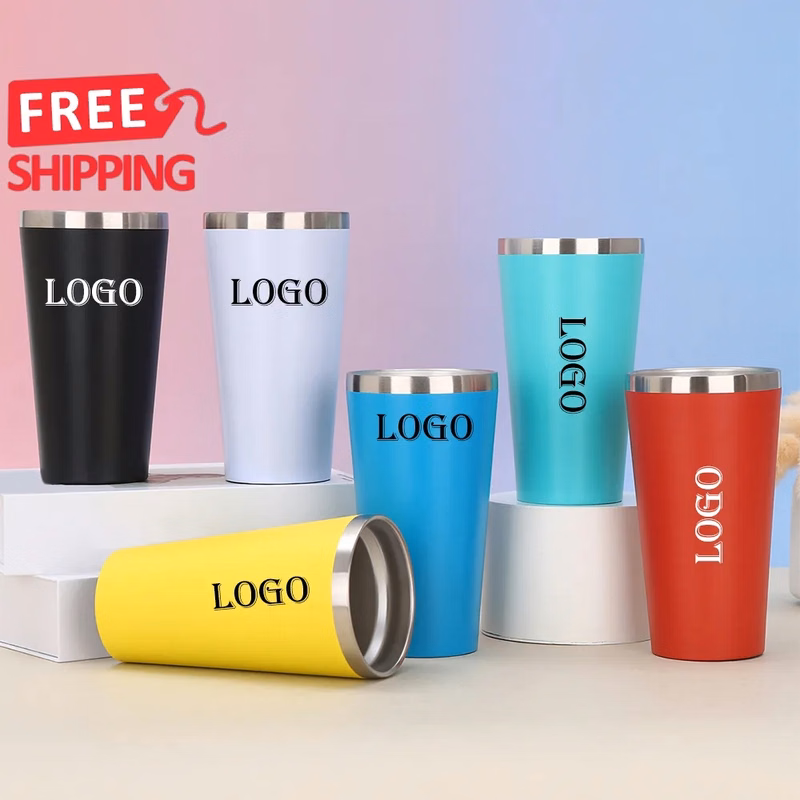 Travel Coffee Tumbler 16 oz Insulated Mug with Lid Outdoor